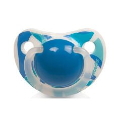 Bebedor Desenli Silikon Damaklı Uç No 1 Emzik 0-6 Ay