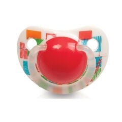 Bebedor Desenli Silikon Damaklı Uç No 1 Emzik 0-6 Ay