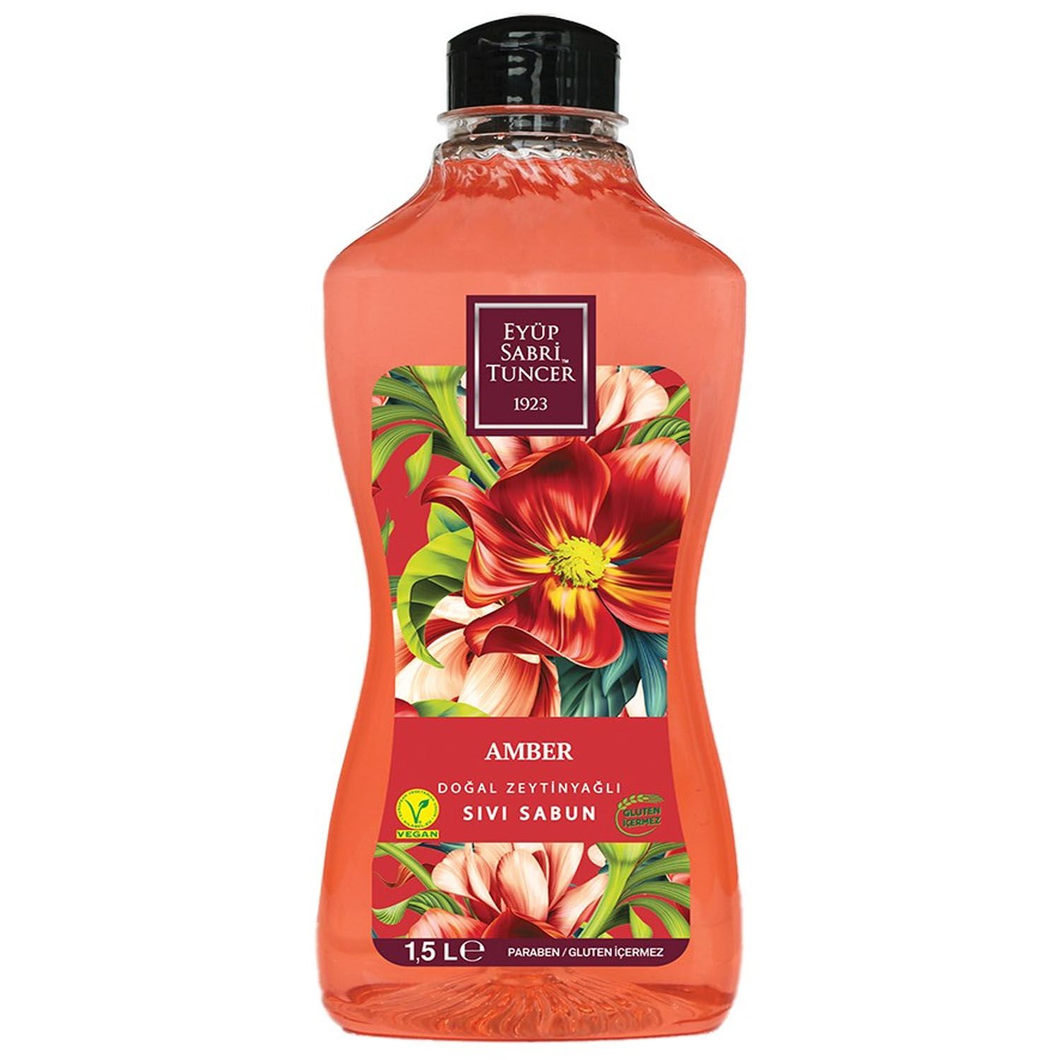 Eyüp Sabri Tuncer Amber Doğal Zeytinyağlı Sıvı Sabun 1.5 lt