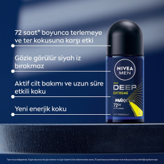 Nivea Men Erkek Roll-on Deodorant Deep Extreme 50 ml