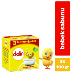 Dalin 100 gr 3 lü Avantaj Paket Bebek Sabunu