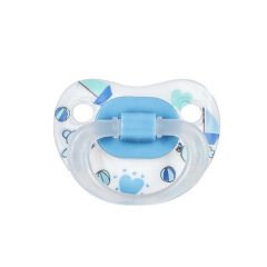 Bebedor 132 Classy Desenli Silikon Damaklı No 2 6 -18 Ay Emzik Mavi