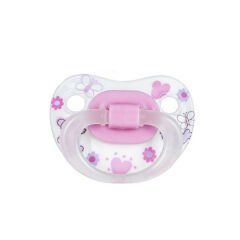 Bebedor 132 Classy Desenli Silikon Damaklı No 2 6 -18 Ay Emzik Pembe
