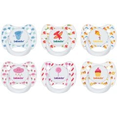 Bebedor 172 Tritan Damaklı Şeffaf Emzik No 2 6-18 Ay