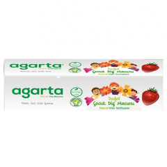 Agarta Doğal Çilekli Florürsüz Çocuk Diş Macunu 75 ml