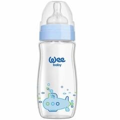Wee Baby Klasik Plus Geniş Ağızlı Cam Biberon 280 ml