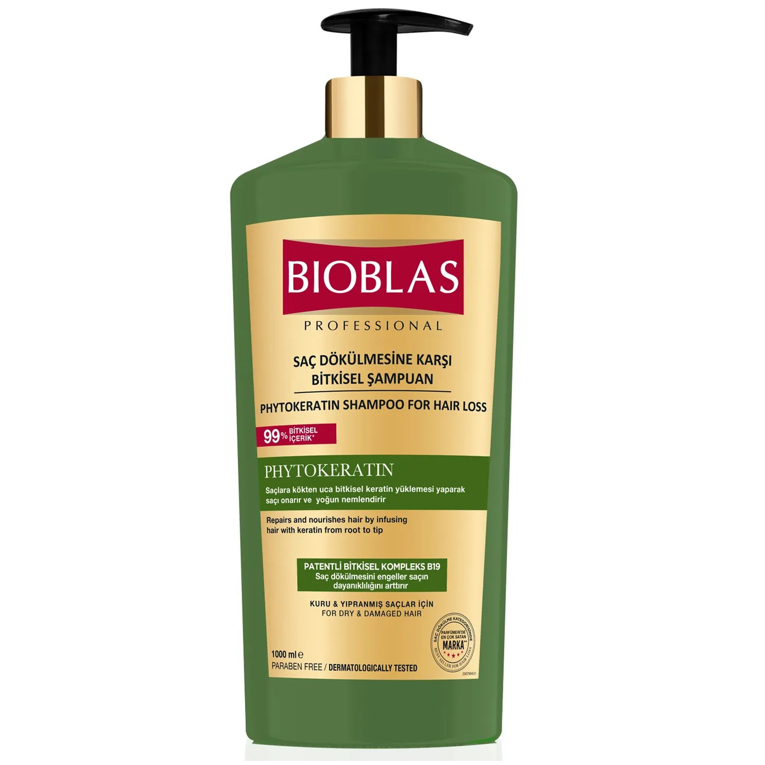 Bioblas Phytokeratin Saç Dökülmesine Karşı Şampuan 1000 ml
