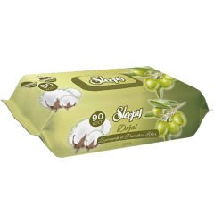 Sleepy Doğal Zeytinyağlı Islak Havlu 90 Yaprak
