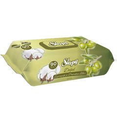 Sleepy Doğal Zeytinyağlı Islak Havlu 90 Yaprak