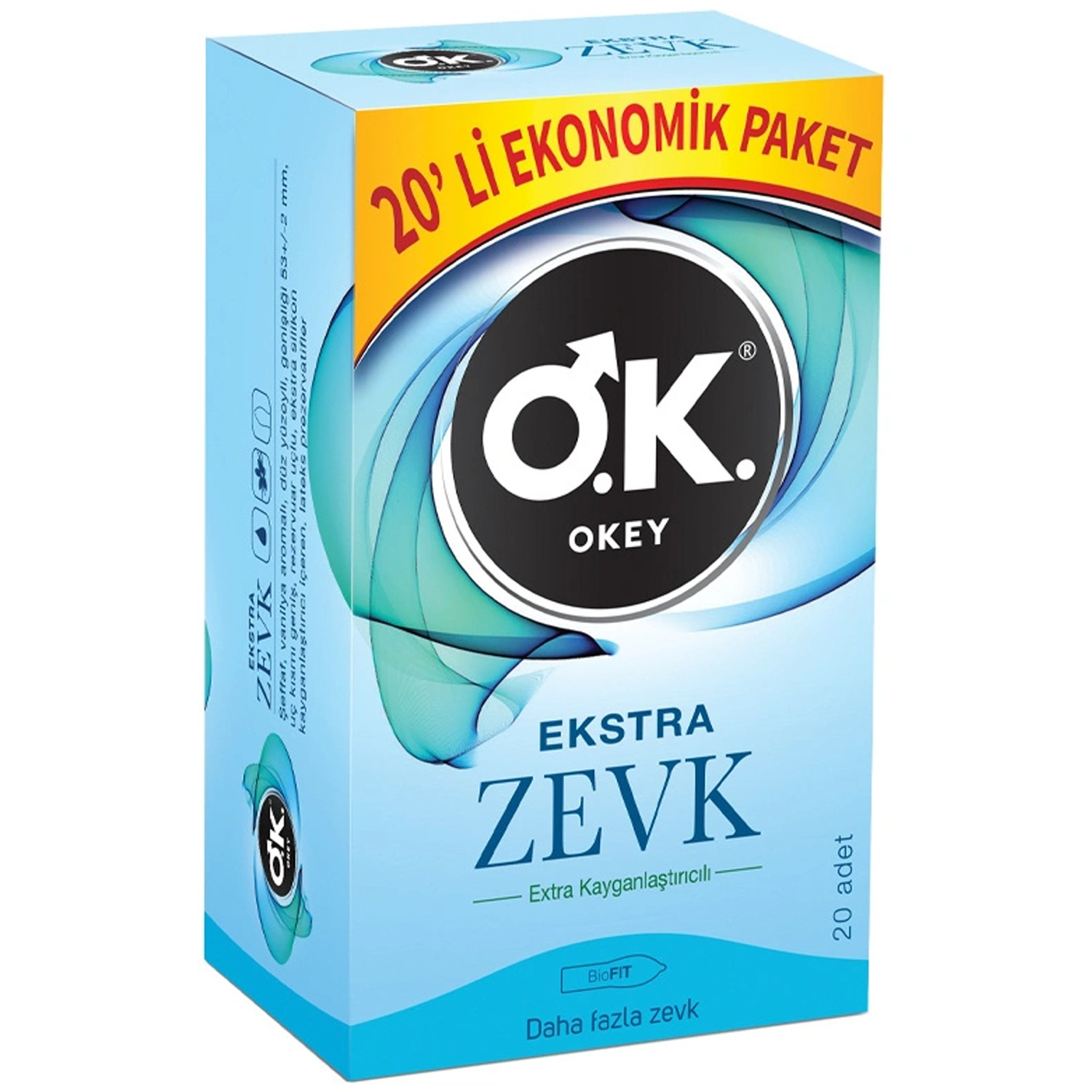Okey Ekstra Zevk Prezervatif 20’li
