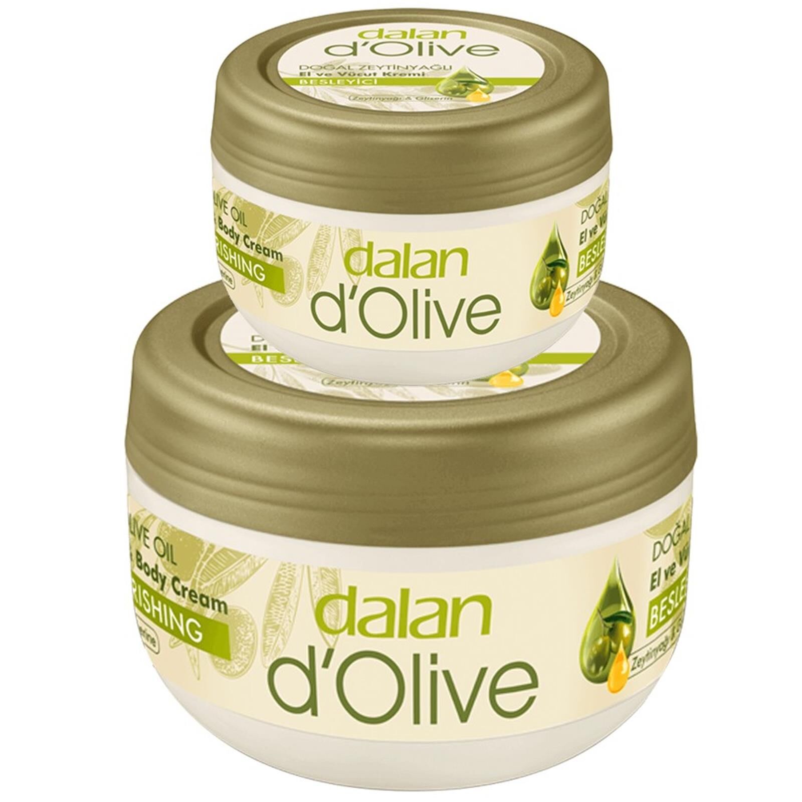 Dalan D'Olive Besleyici Zeytinyağlı Hızlı Emilen Bakım Kremi 300 ml + 150 ml Hediye