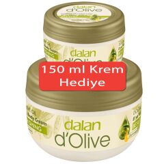 Dalan D'Olive Besleyici Zeytinyağlı Hızlı Emilen Bakım Kremi 300 ml + 150 ml Hediye