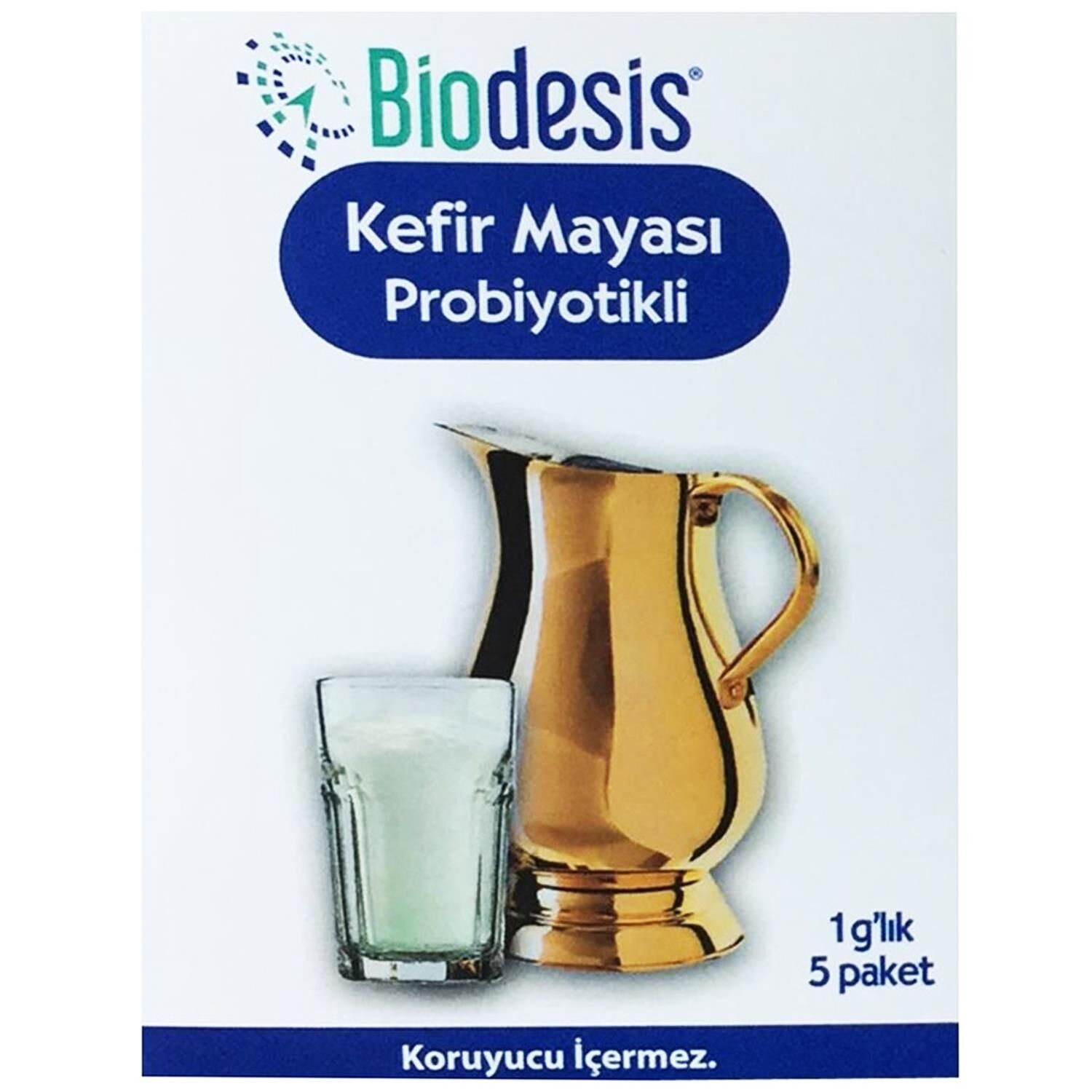 Biodesis Probiyotikli Kefir Mayası 1gr x 5 Paket