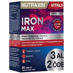 Nutraxin Iron Max 3 Al 2 Öde 90 Tablet