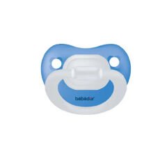 Bebedor 131 Classy Serisi Silikon Damaklı No 1 0-6 Ay Emzik Mavi