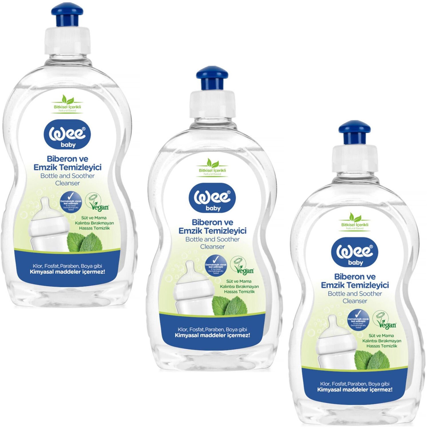 Wee Baby Biberon Ve Emzik Temizleyici 475 ml 3 ADET