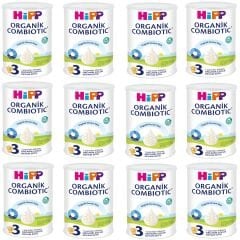Hipp 3 Organik Combiotic Devam Sütü 350 gr 12 Adet