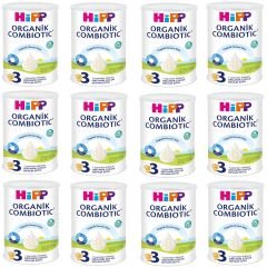 Hipp 3 Organik Combiotic Devam Sütü 350 gr 12 Adet