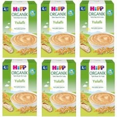 Hipp Organik Yulaflı Tahil Bazlı 4+ Ay Kaşık Maması 200 gr 6 ADET