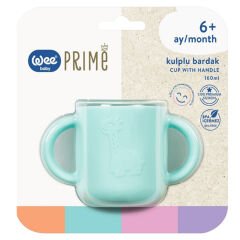 Wee Baby Prime Silikon Kulplu Bardak 6+ Ay Yeşil