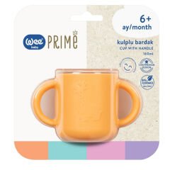 Wee Baby Prime Silikon Kulplu Bardak 6+ Ay Turuncu