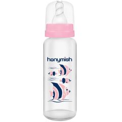 Hanymish 430 PP Biberon 240 ml Pembe