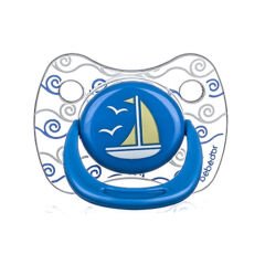 Bebedor 173 Şeffaf Silikon Damaklı Emzik No 3 18+ Ay Mavi