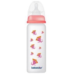 Bebedor Desenli PP Biberon Orta Akış 250 ml