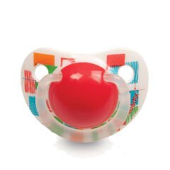 Bebedor 192 Desenli Damaklı No 2 6-18 Ay Emzik Mavi