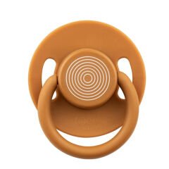 Wee Baby Cool Yuvarlak Uçlu Silikon Emzik No 3 Kahverengi