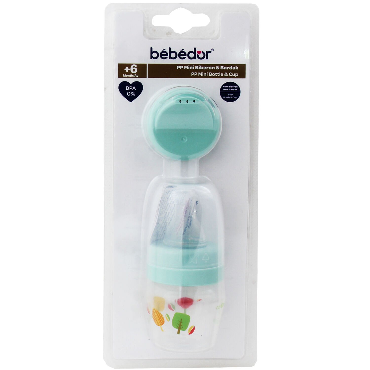 Bebedor 20301 Mini Bardak Biberon Çok Amaçlı 30 ml Yeşil