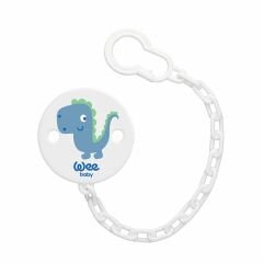 Wee Baby Desenli Emzik Askısı Mavi