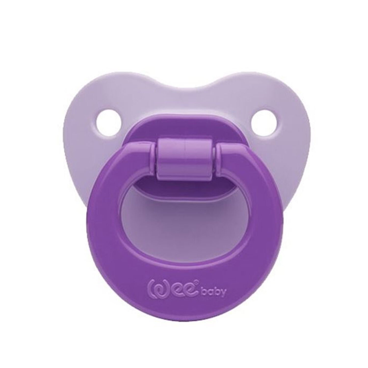 Wee Baby Mat Gövdeli Silikon Damaklı No 3 Emzik 18+ Ay Mor