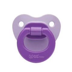 Wee Baby Mat Gövdeli Silikon Damaklı No 3 Emzik 18+ Ay Mor