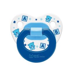 Wee Baby Desenli Damaklı No 1 Emzik 0-6 Ay Sarı