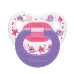 Wee Baby Desenli Damaklı No 1 Emzik 0-6 Ay Sarı