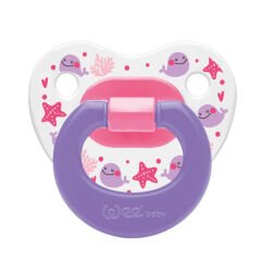 Wee Baby Desenli Damaklı No 3 Emzik 18+ Ay Mor