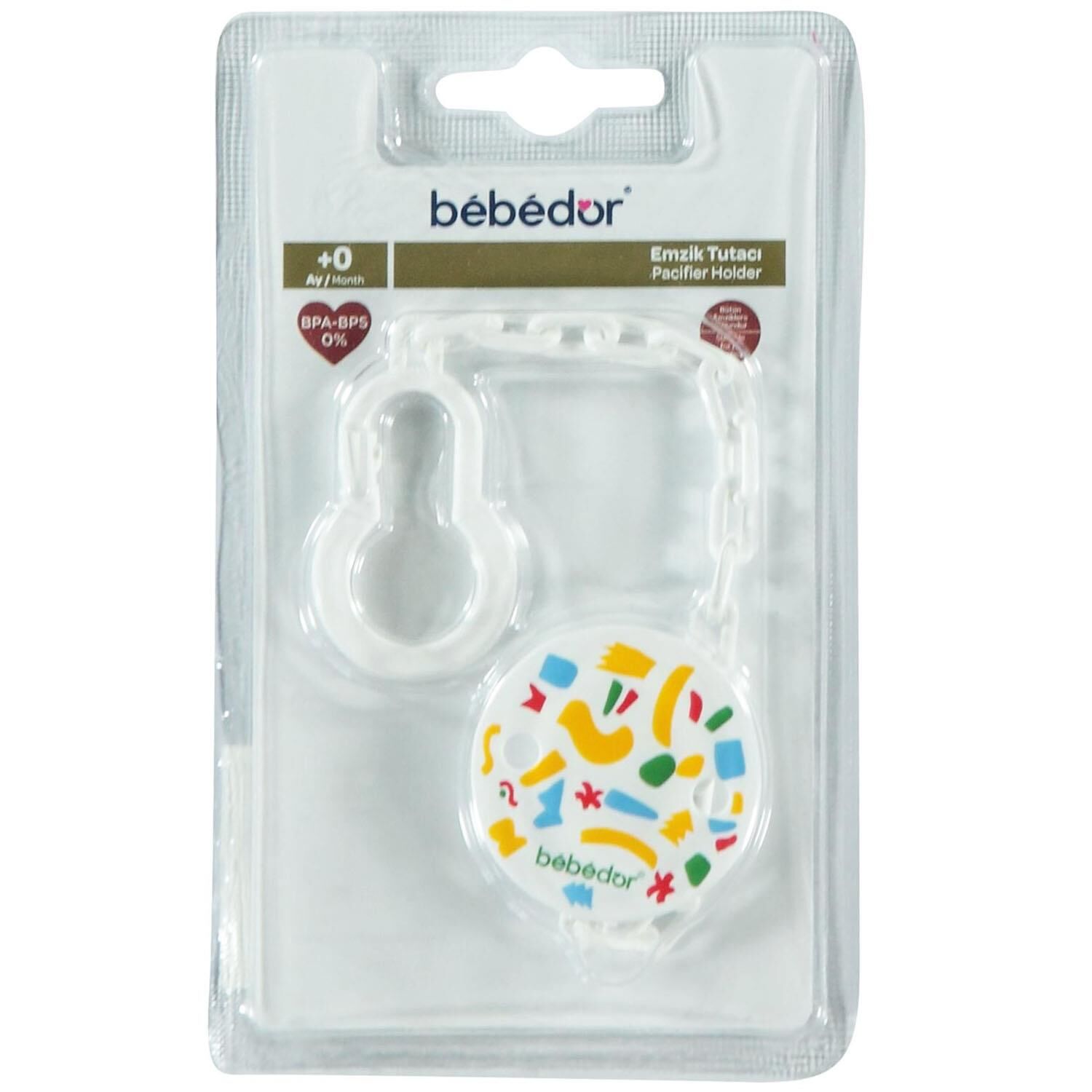 Bebedor 8502 Figürlü Emzik Askısı Sarı