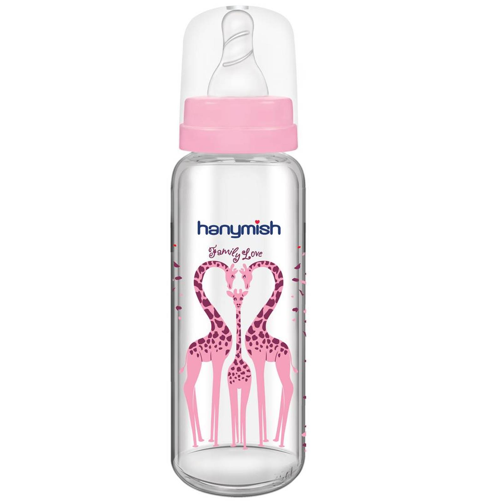 Hanymish 400 Cam Biberon 240 ml Pembe