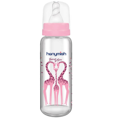 Hanymish 400 Cam Biberon 240 ml Pembe