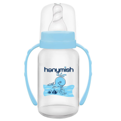 Hanymish 434 Kulplu PP Biberon 125 ml Mavi