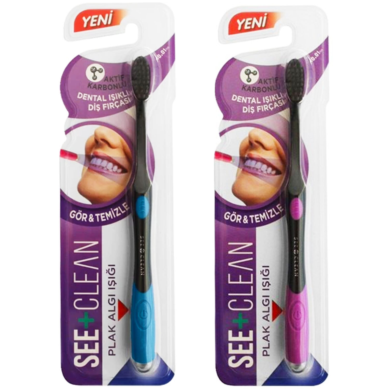 See Clean Plak Algı Işıklı Diş Fırçası