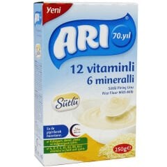 Arı Mama 12 Vitaminli 6 Mineralli Sütlü Pirinç Unu 250 gr