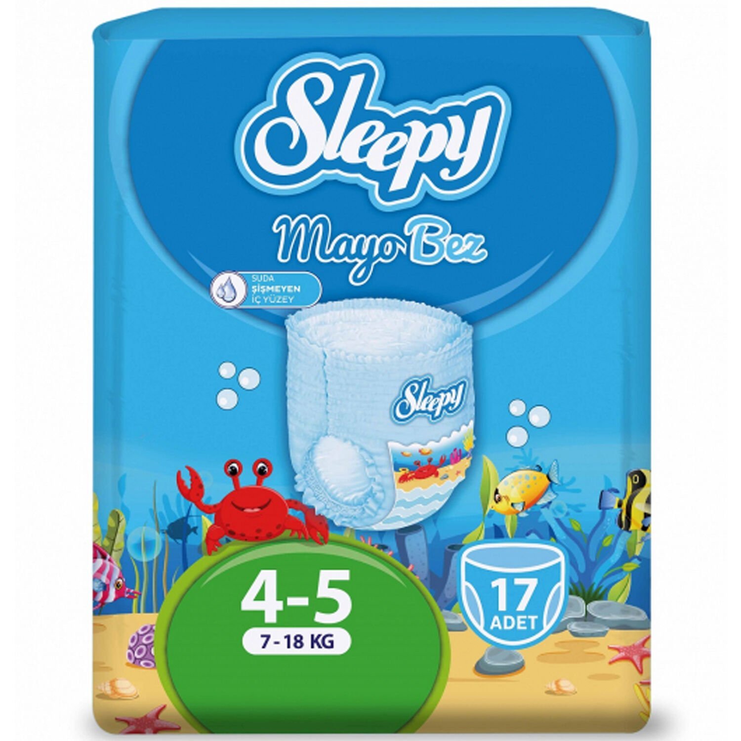 Sleepy Mayo Külot Bez 4-5 Beden Junior 7-18 kg 17 Adet