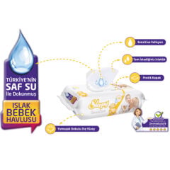 Sleepy Sensitive 90 Yaprak 6 Lı Paket Islak Mendil