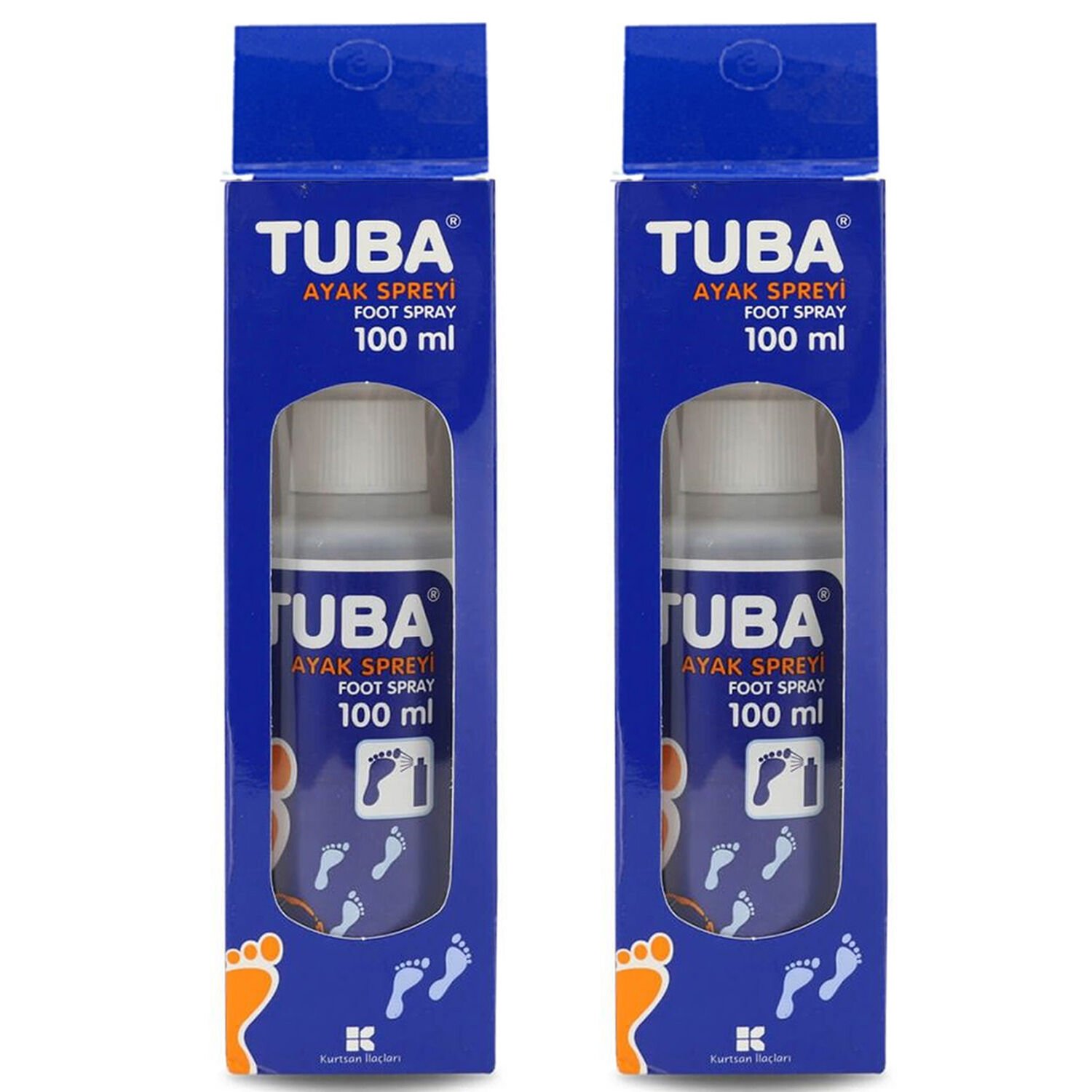 Tuba Ayak Spreyi 100 ml 2 ADET