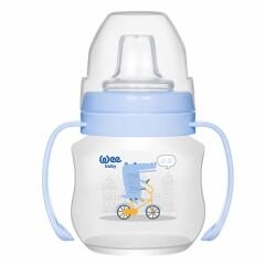 Wee Baby Akıtmaz Kulplu PP Bardak 125 ml Mavi