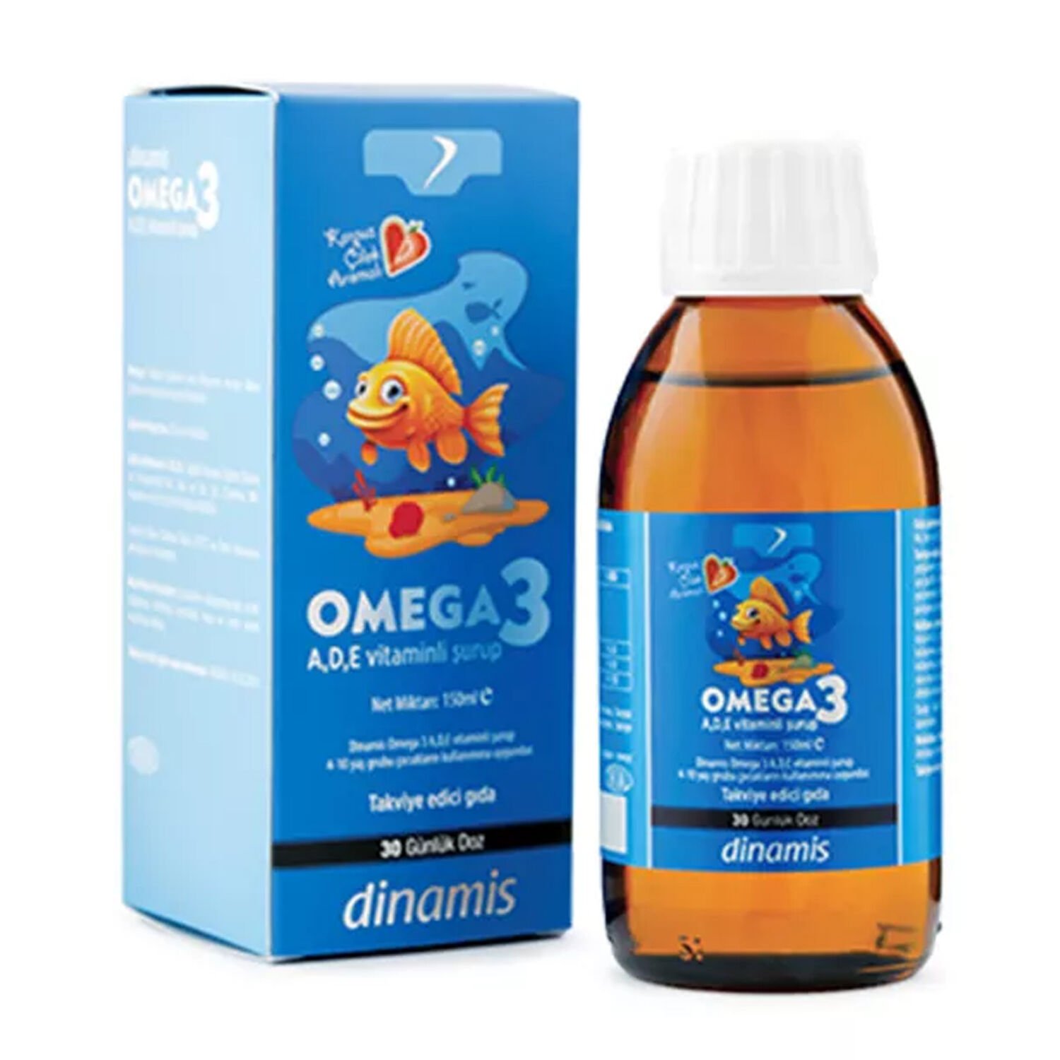 Dinamis Omega 3 A D E Vitaminli Şurup 150 ml