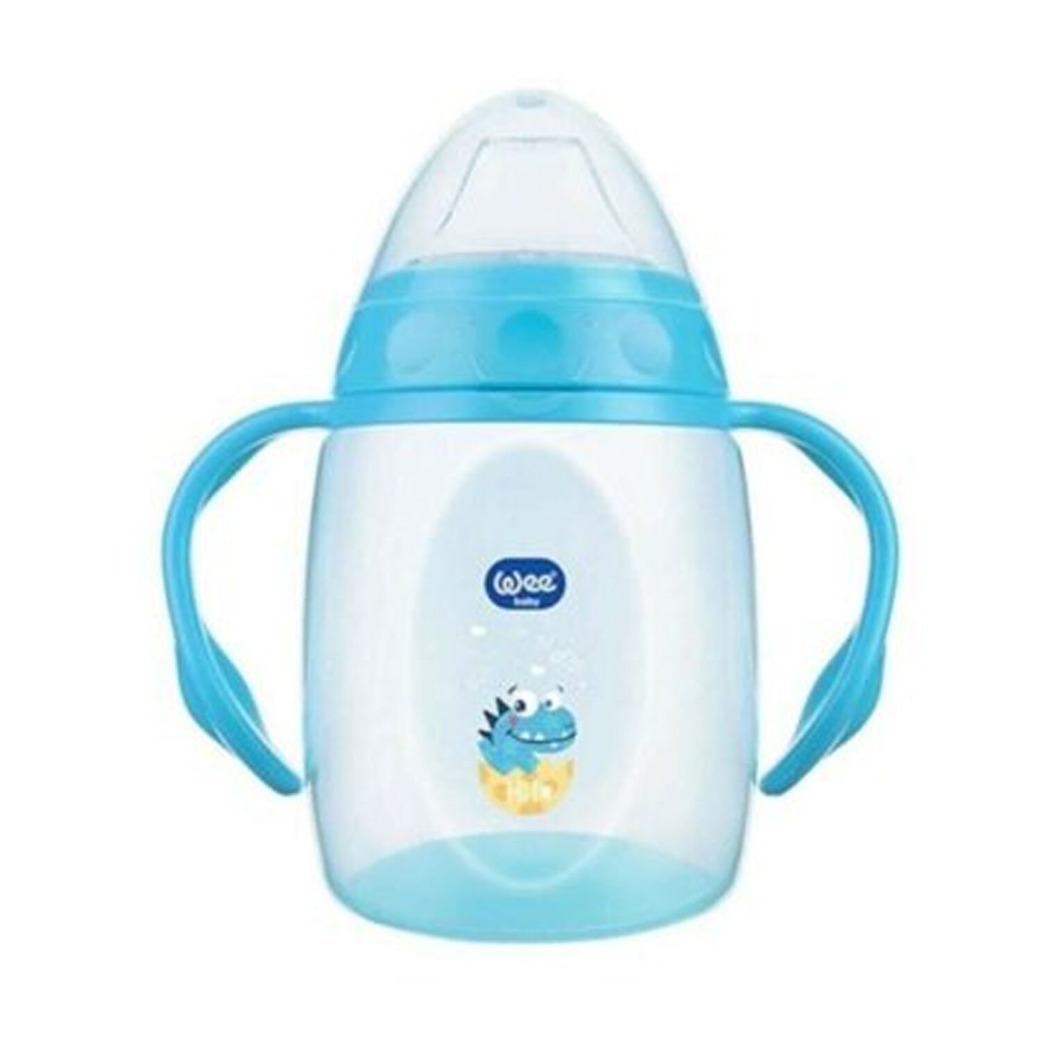Wee Baby Kulplu Alıştırma Bardağı 6+ Ay 250 ml Mavi