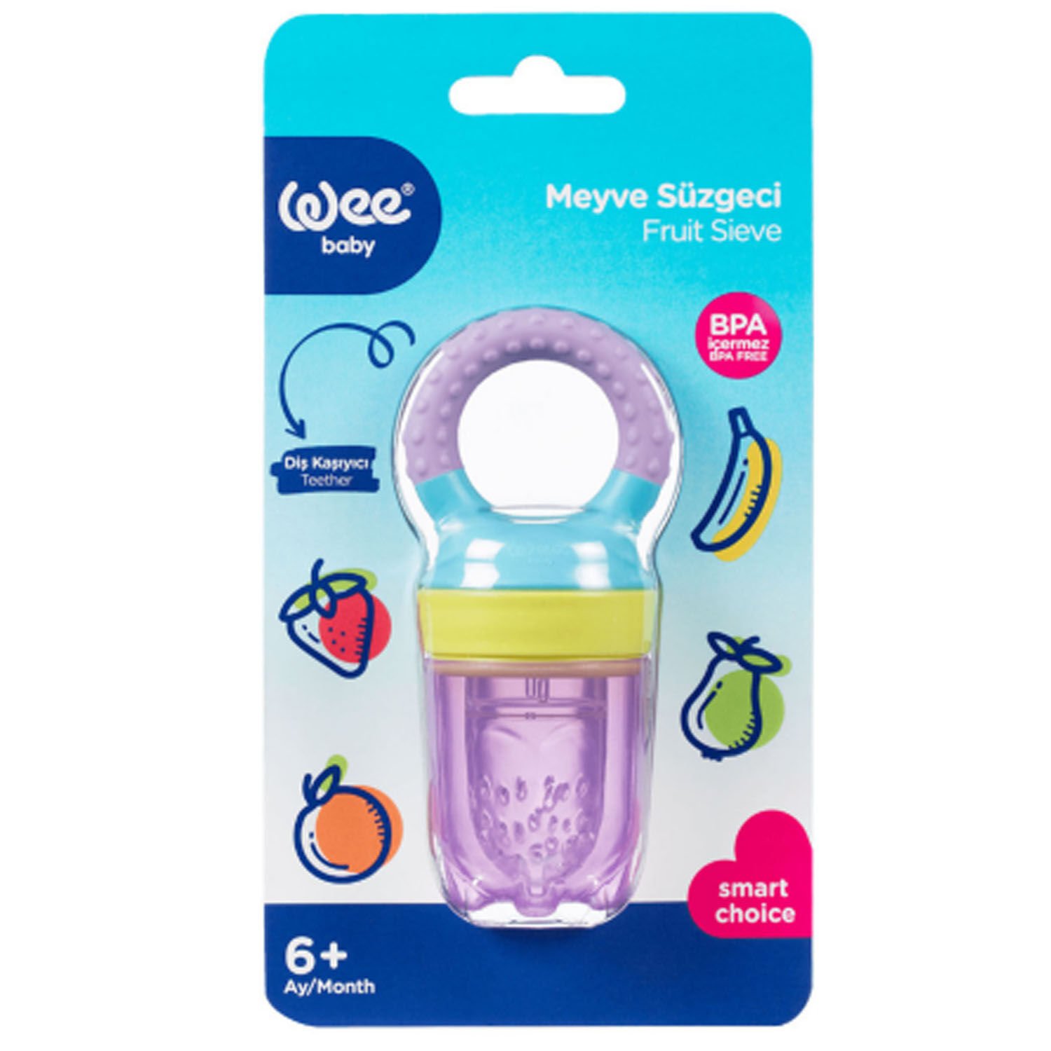 Wee Baby Meyve Süzgeci Mor